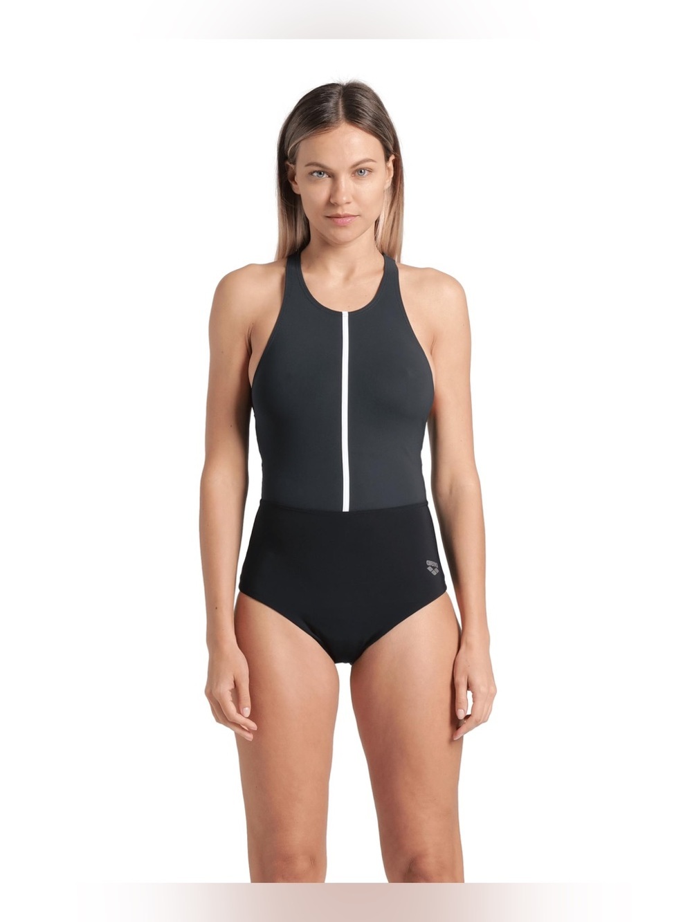 ARENA Womens Shapewear Silvia One Piece Swimsuit Criss Cross Back Inner Bra
